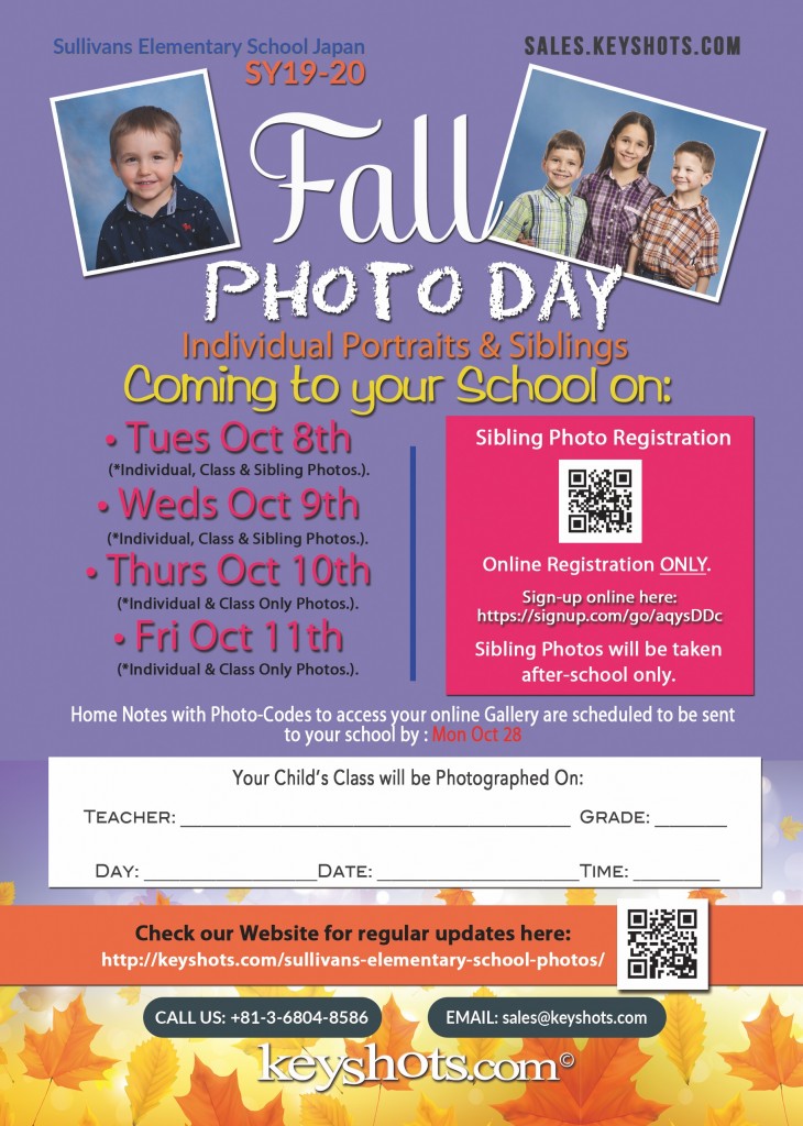 Sullivans Fall Home Note Flyer SY19-20-A5