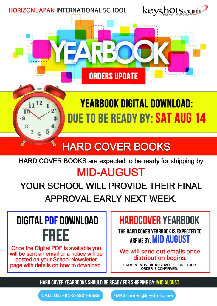 Yearbook Orders Update