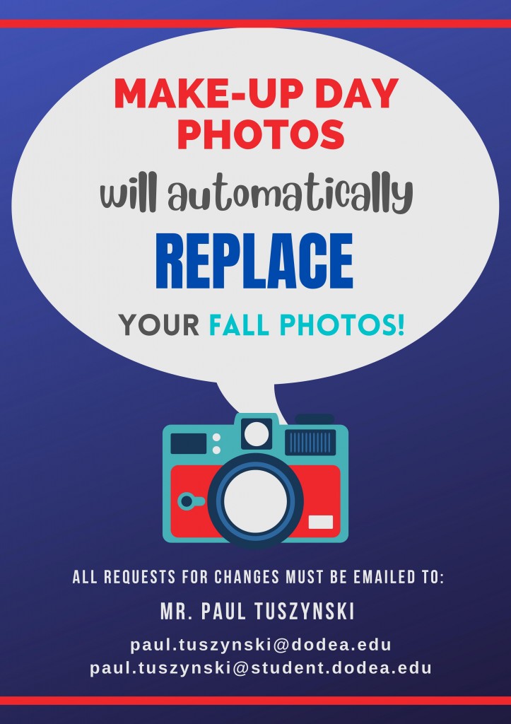 Kinnick Make-up Day Notice